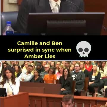 Camille Vasquez and Ben Chews Surprised in Sync During Amber Heard Cross Examination