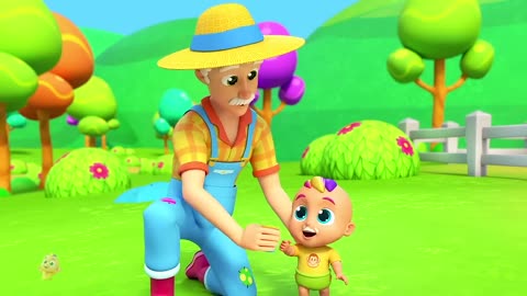 Old Farmer Joe Had A Farm _ Joe's Farm Song For Kids _ Nursery Rhymes and Baby Songs