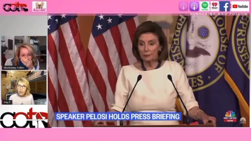 Nancy's either drunk or lost it, you decide