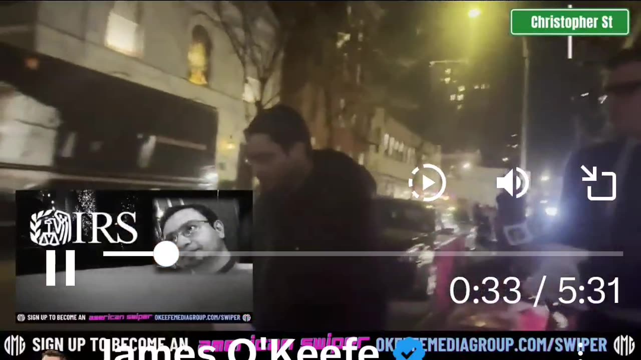 Project Veritas: IRS agent runs away from reporters