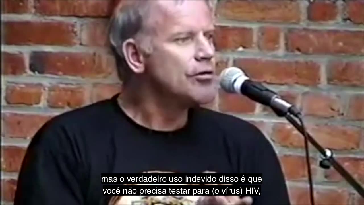 Kary Mullis - inventor do teste PCR - explica porque o teste não é designado para uso diagnóstico