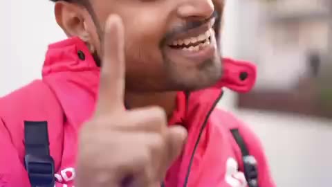 Funny delivery boys