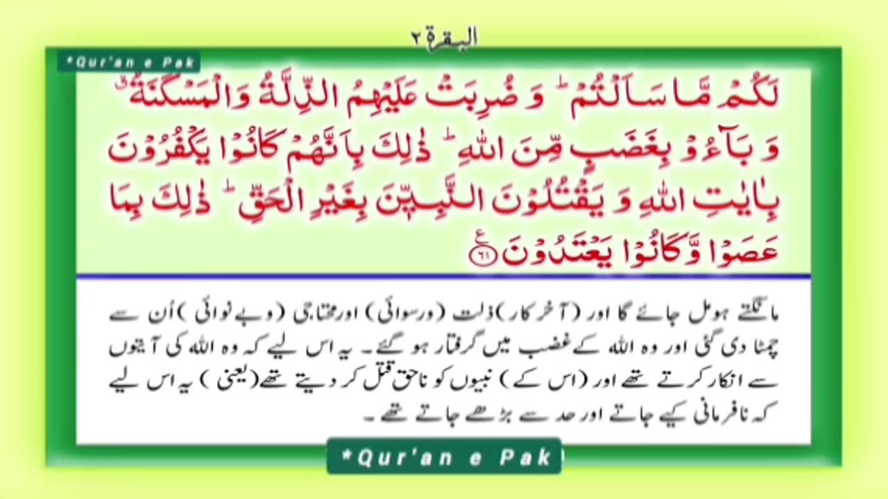 Quran Recitation, Para 1, Part 3 , Surah Albaqra with Translation in Urdu