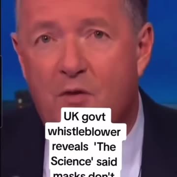 UK gov't. whistleblower reveals 'The Science' masks don't work!