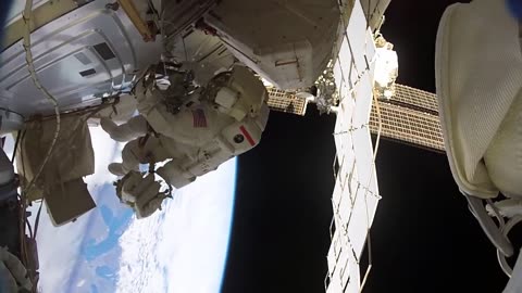 Astronaut Dropping a Vital Part While Spacewalking.