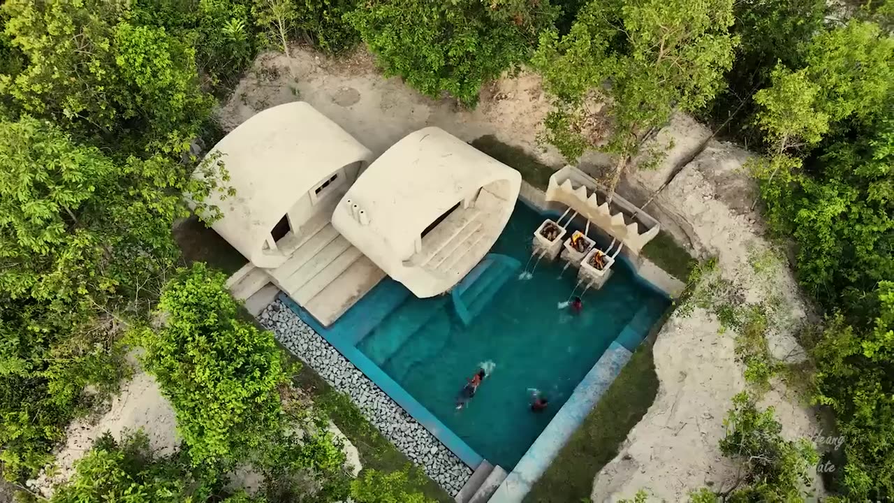Building a Private Pool in a Luxury Underground House in 149 Days