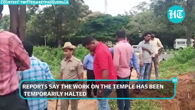 Bangalore University students, staff protest against temple construction on campus. Here's why_