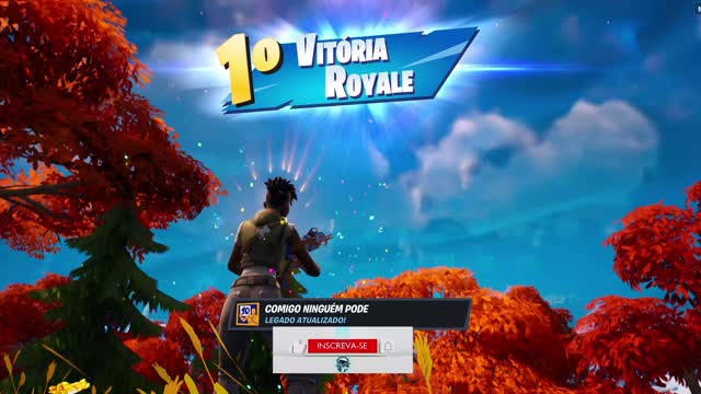 Primeira vitória no Fortnate. Arrombando os inimigos!