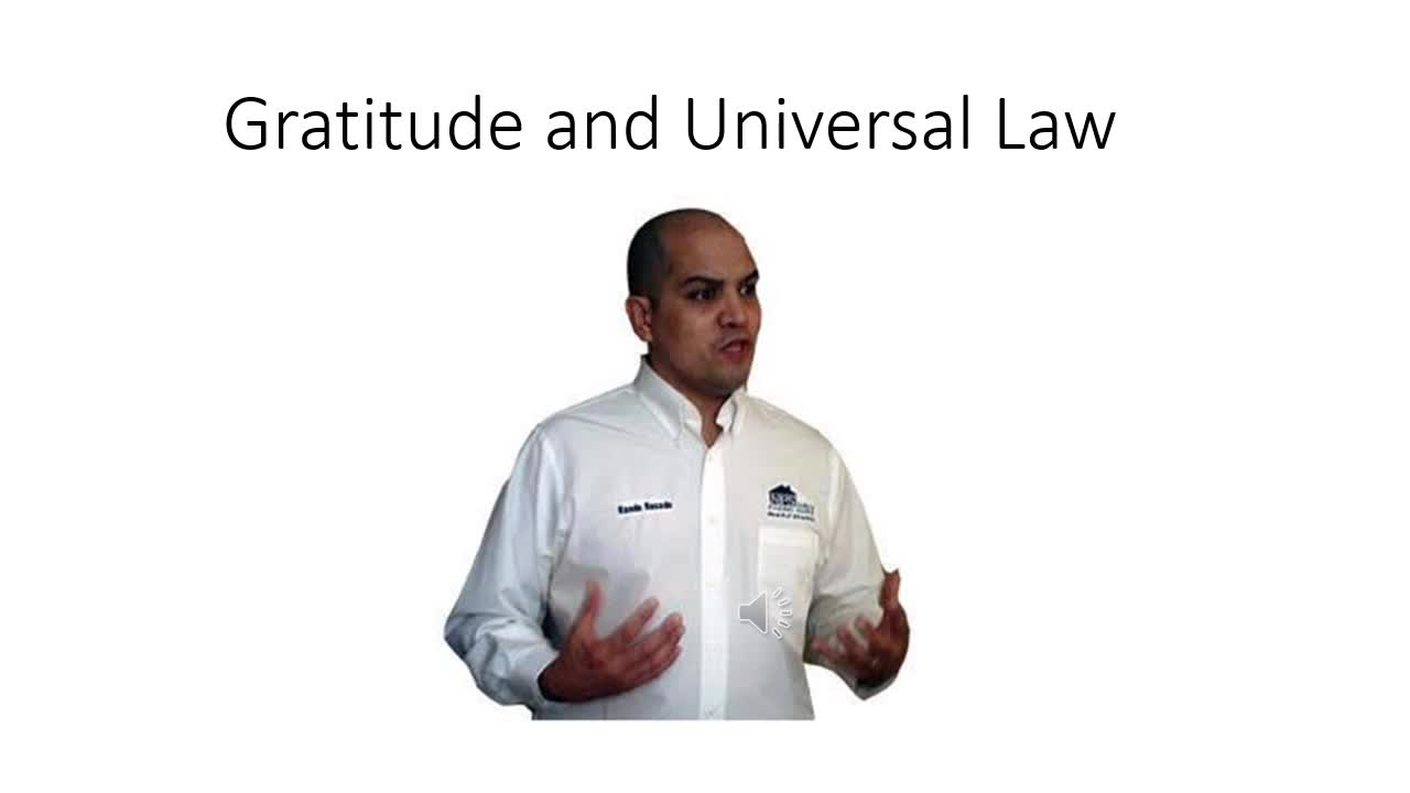 12. Gratitude and Universal Law