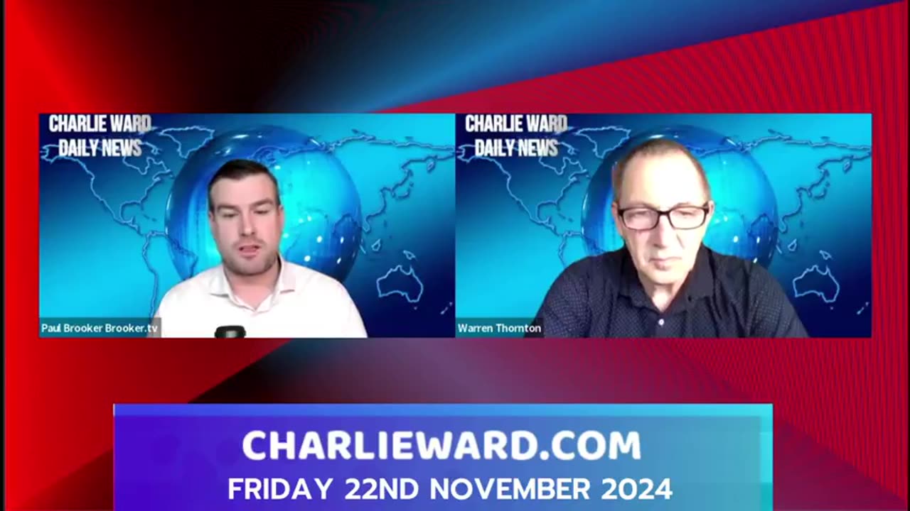 CHARLIE WARD DAILY NEWS WITH PAUL BROOKER & WARREN THORNTON 11-22-24