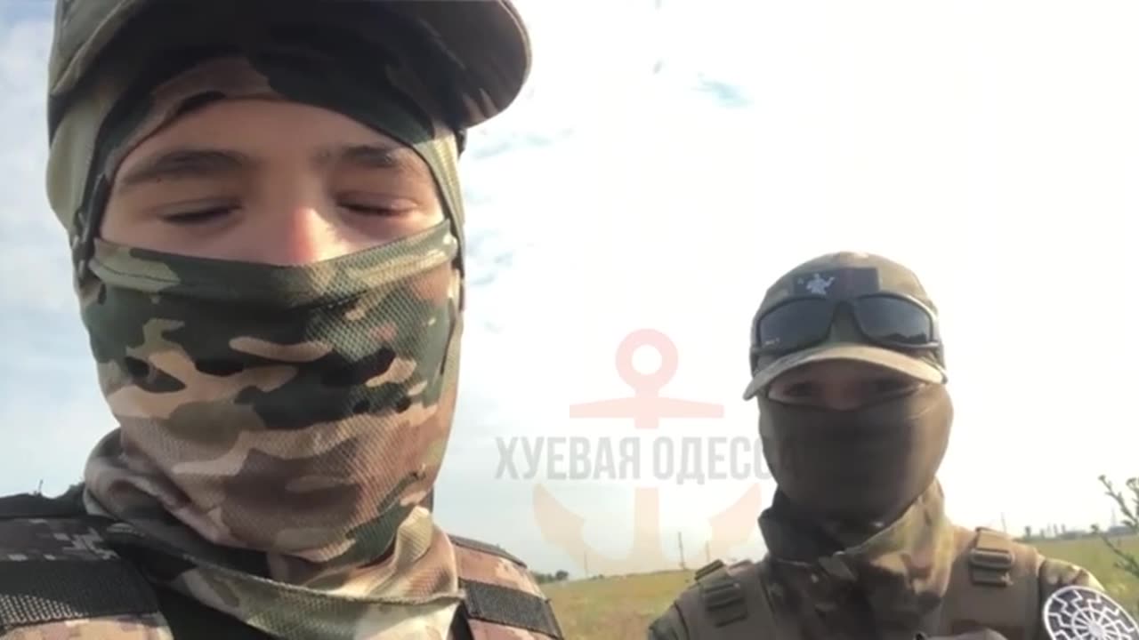 childs already with nazi signs , Odessa