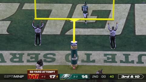 Eagles fans are booing after trailing at halftime to the Commanders