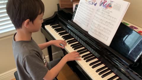 Brahms' Lullaby - Piano Practice (0y4m / Age 8)