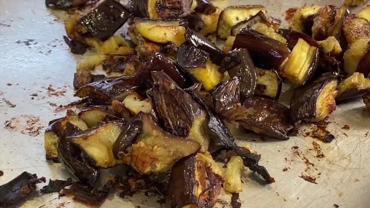 Roasted Eggplant (Aubergine) In Oven _ Easy Vegan Recipe