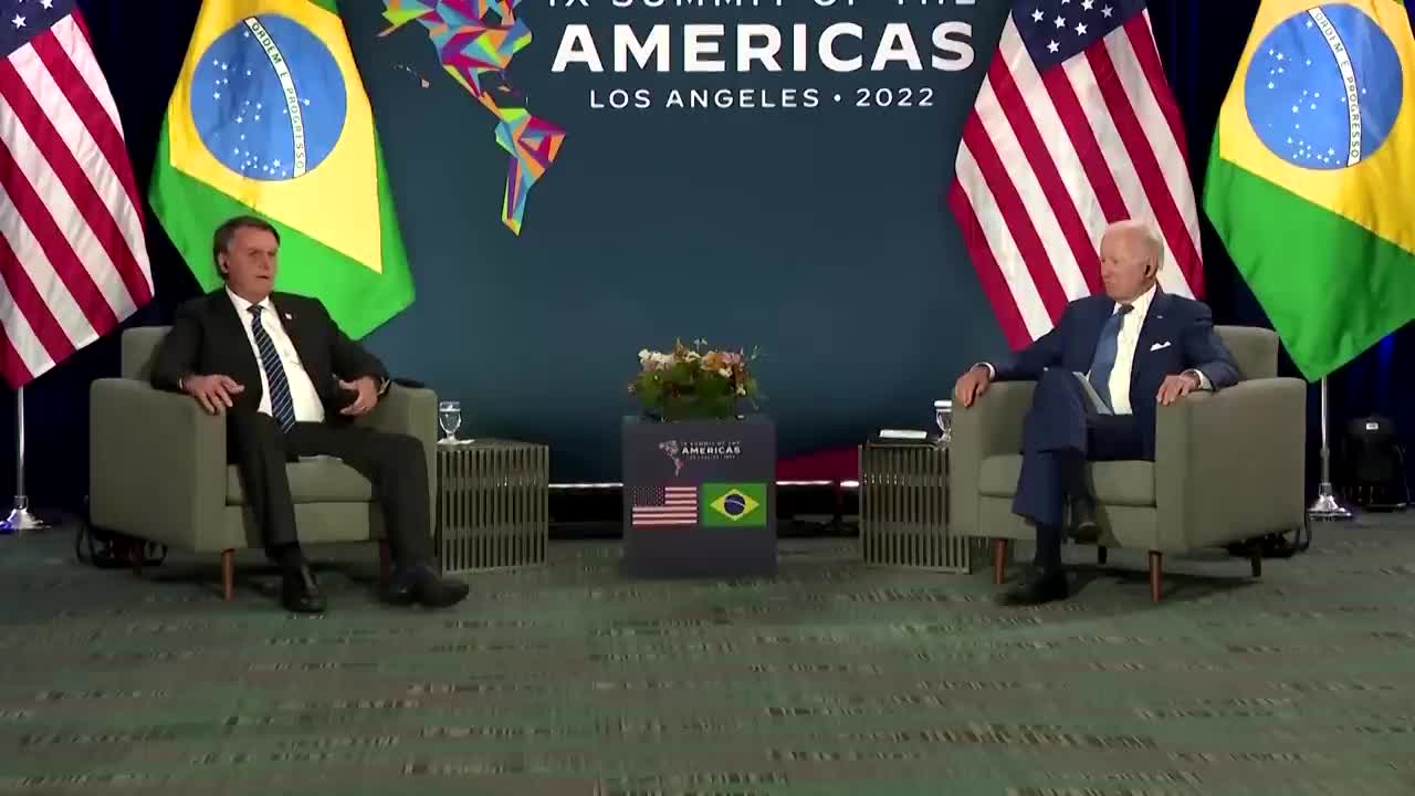 Biden and Brazil's Bolsonaro meet for first time