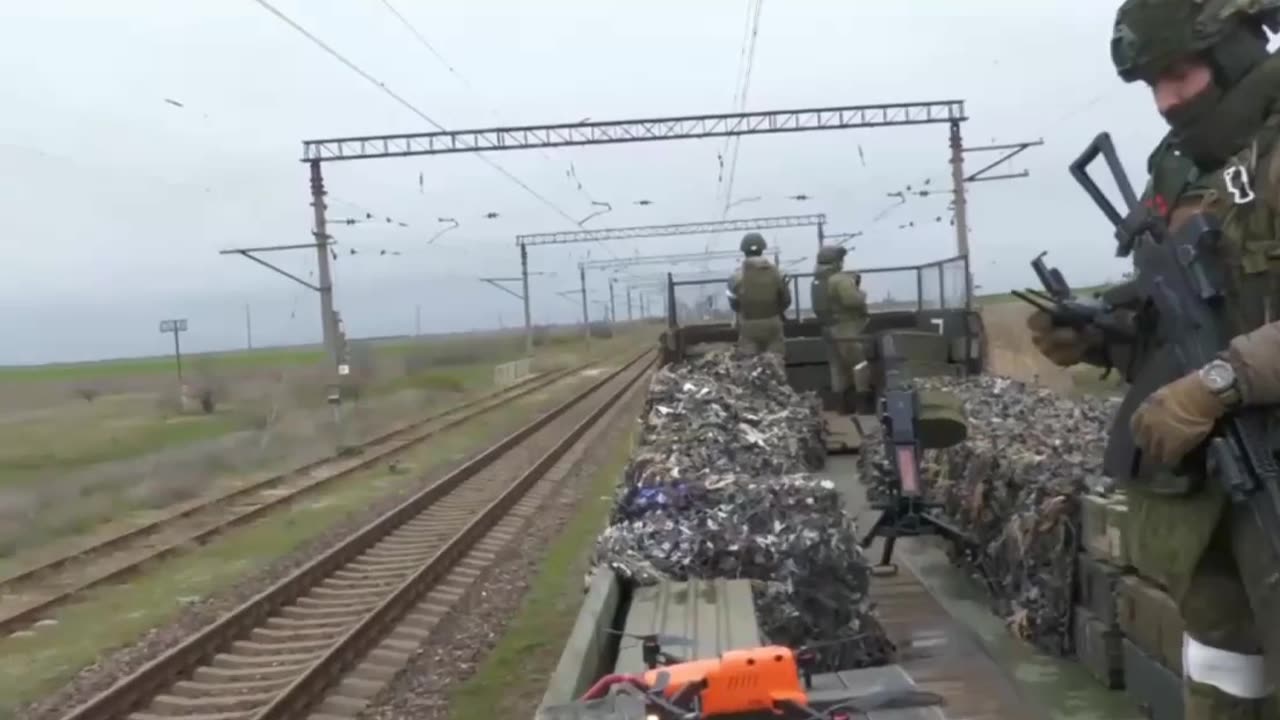 Russia Baikal special armoured train continues to carry out tasks in special military operation