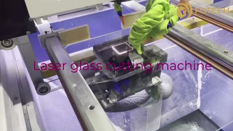 Laser glass cutting machine