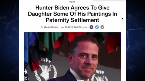 The Hunter Biden ART SCAM Gets Worse In Paternity Settlement