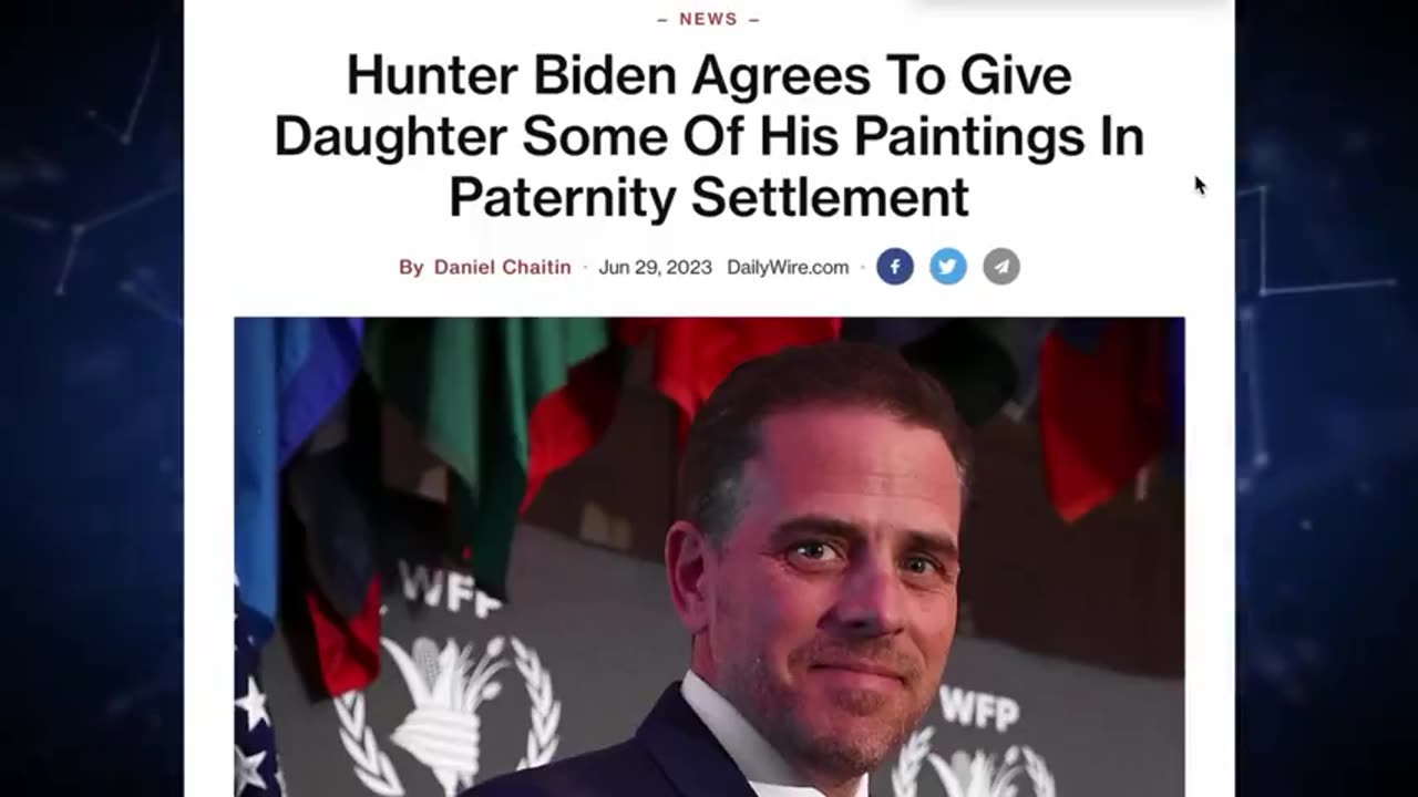 The Hunter Biden ART SCAM Gets Worse In Paternity Settlement