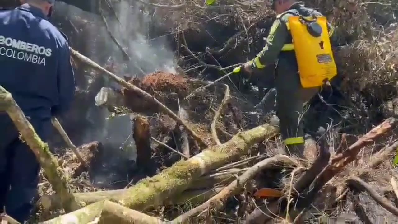 Controlan incendio en Coromoro, Santander