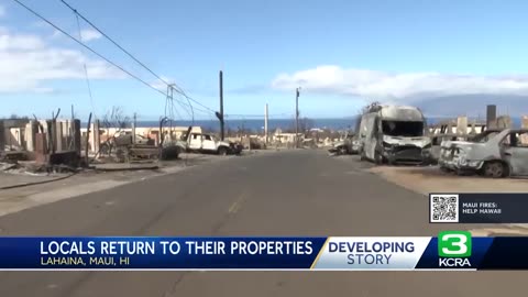 New drone video shows Maui wildfire destruction in Lahaina