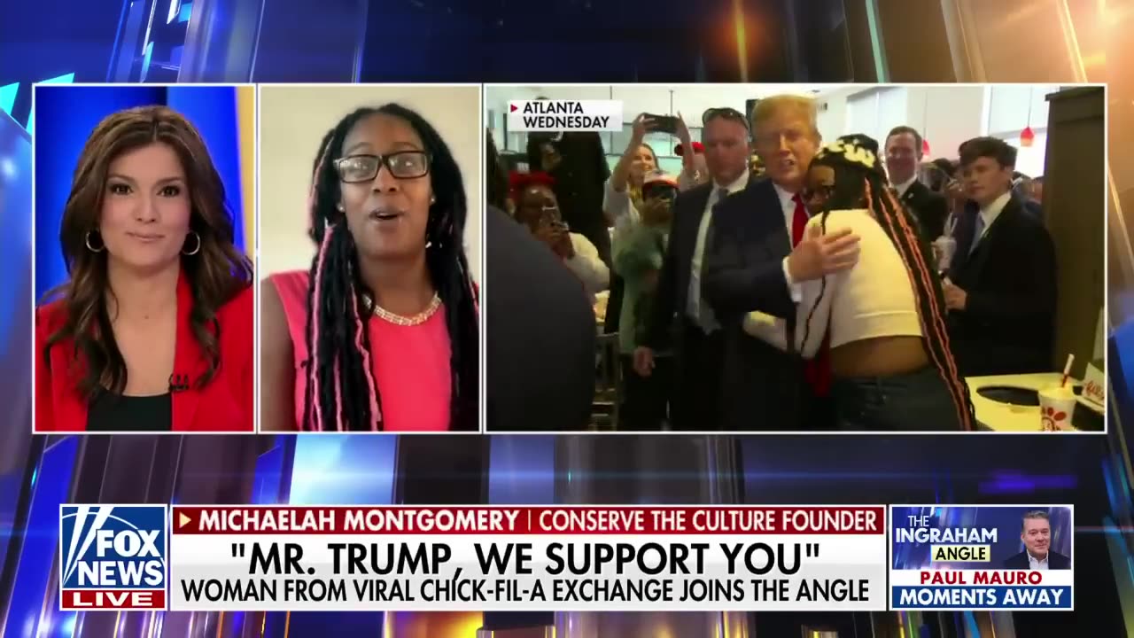 Woman who hugged Trump in viral Chick-fil-A video opens up about her support