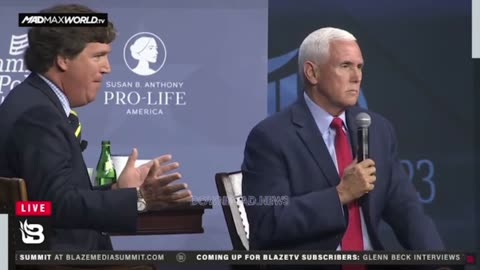 Tucker Carlson: Pence Is Fine With Funding Ukraine While America Continues To Fall - 7/14/23