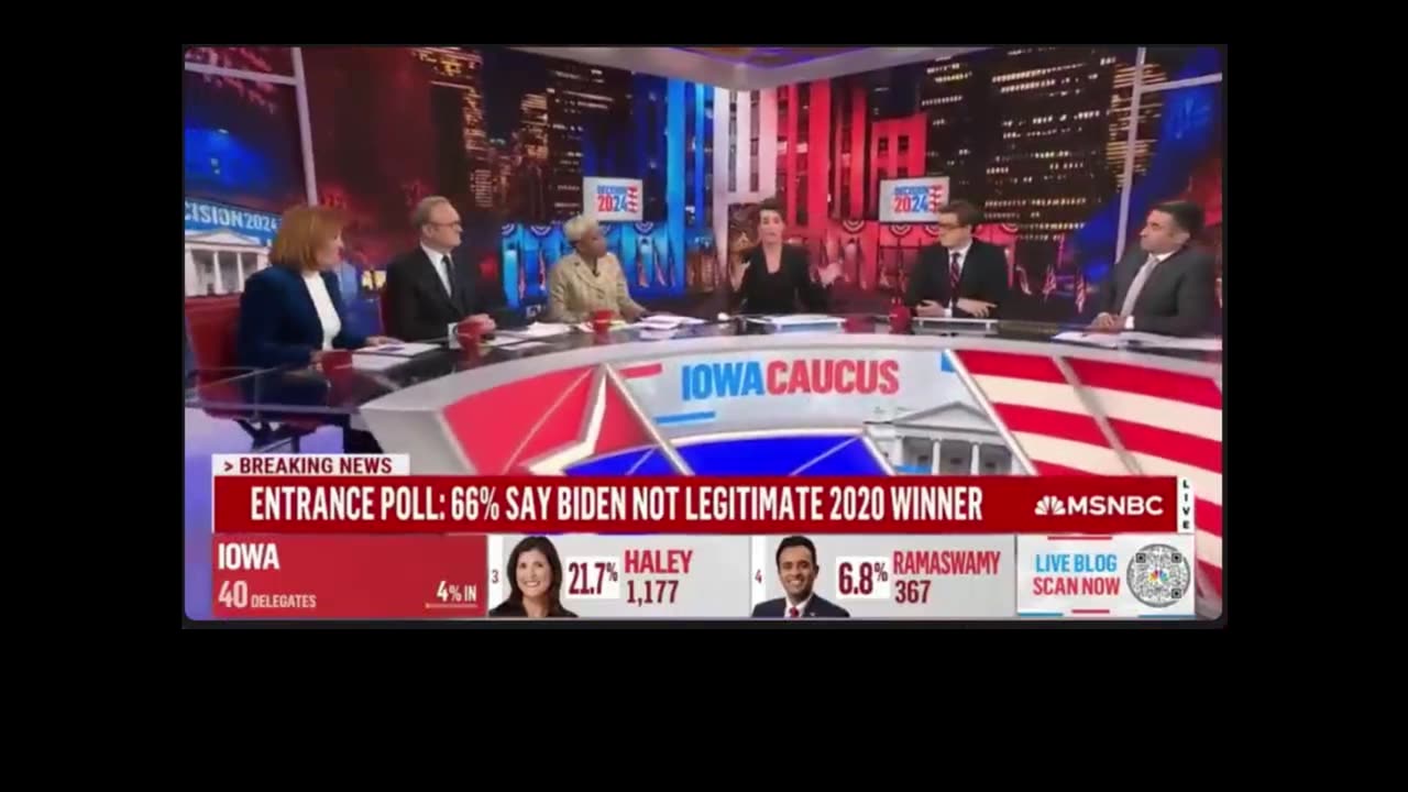 Racist Joy Reid Talking About Iowa Caucus