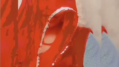 Indian woman acting in very beautiful Indian costumes