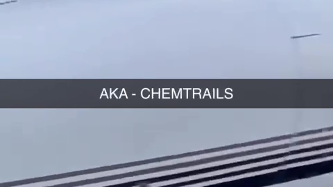 Chemtrail plane