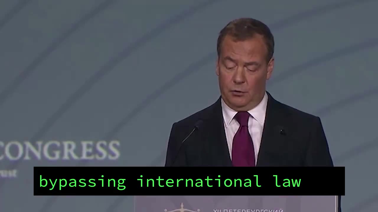 Deputy Chairman of the Russian Security Council Medvedev