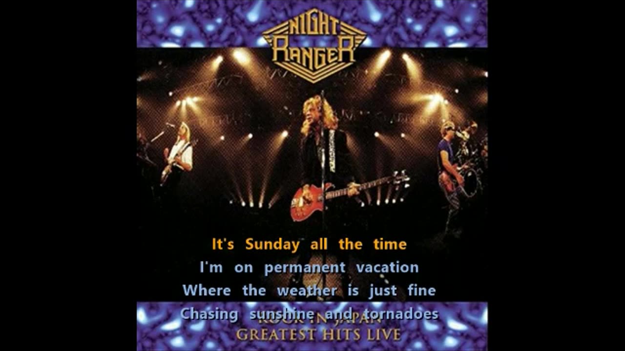 Night Ranger - Rock in Japan - My Elusive Mind {illusory karaoke}