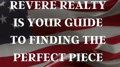 Revere Realty is your guide to finding the perfect piece to America to call home. 🌄