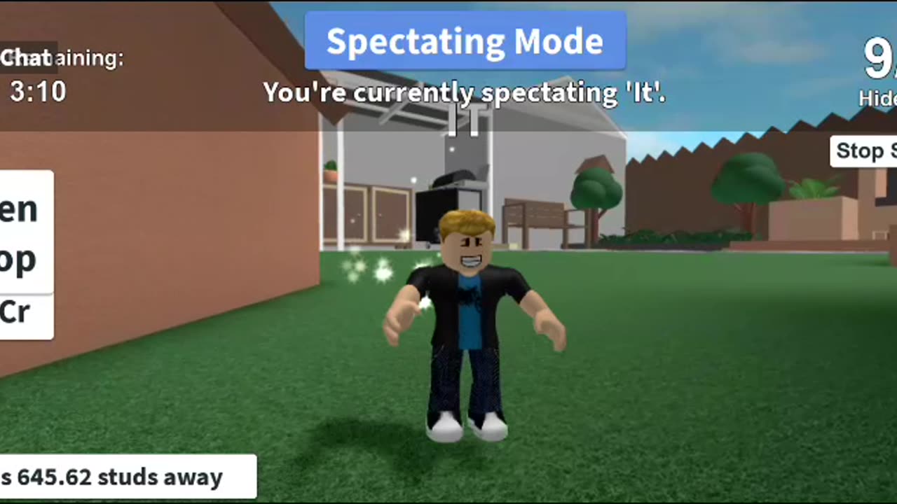 Hide and seek in roblox lobby with friends