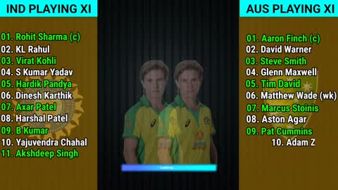 India vs Australia 9th Warm-up match playing 11 comparison India playing 11 for Australia