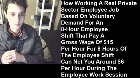 Outtake #213 Of How Working A $15 An Hour Employee Job Can Net You Around $6 Per Hour