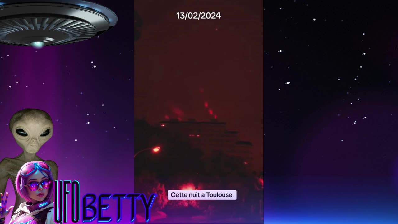 2/13/24 Fast Flying UAP UFO Fleet over Toulouse ??