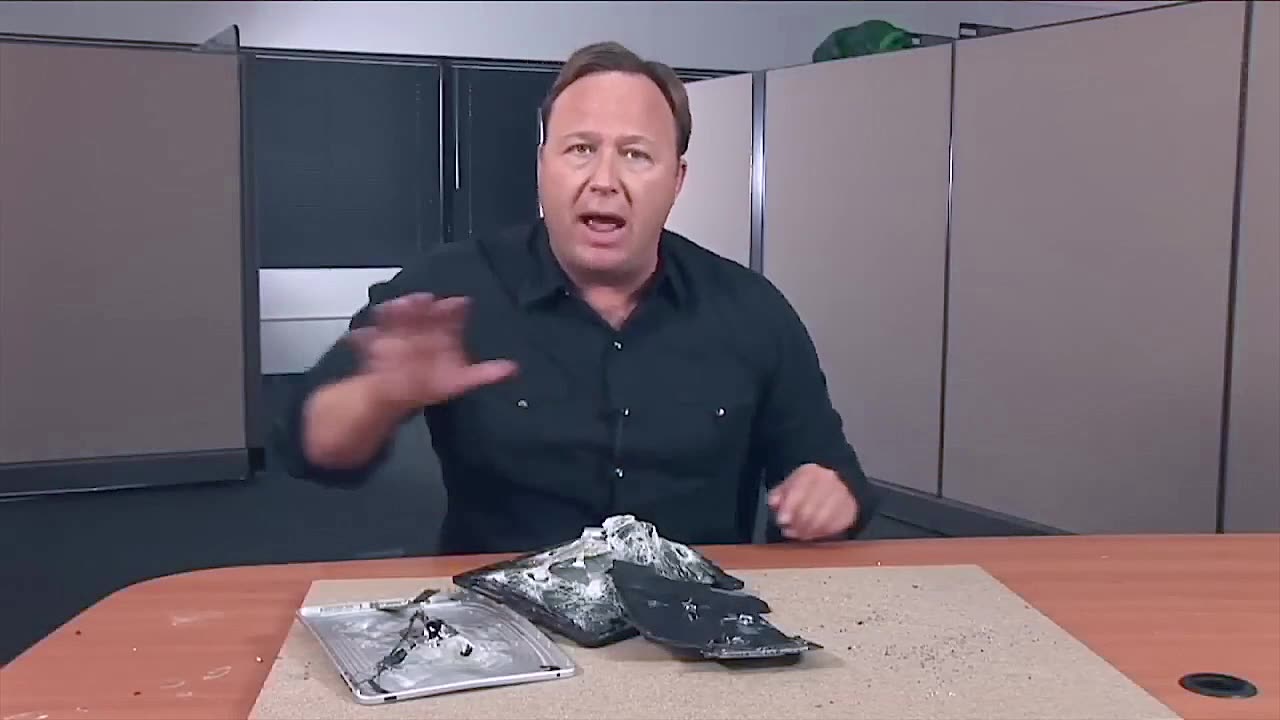 Alex Jones Tortures iPad **SATIRE**