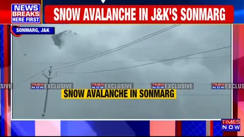 Breaking News|Snow Avalanche Occurred In Sonamarg Area Of Ganderbal District, No Casualties Reported