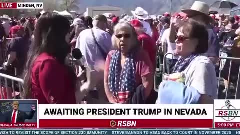 Pres Trump Rally in Nevada: Californians Love President Trump