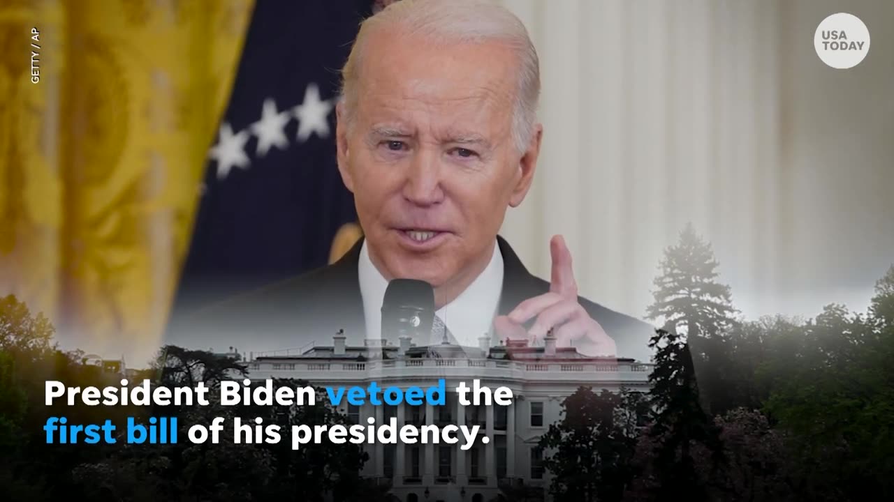 President Joe Biden issues first veto on retirement investments bill | USA TODAY USA TODAY