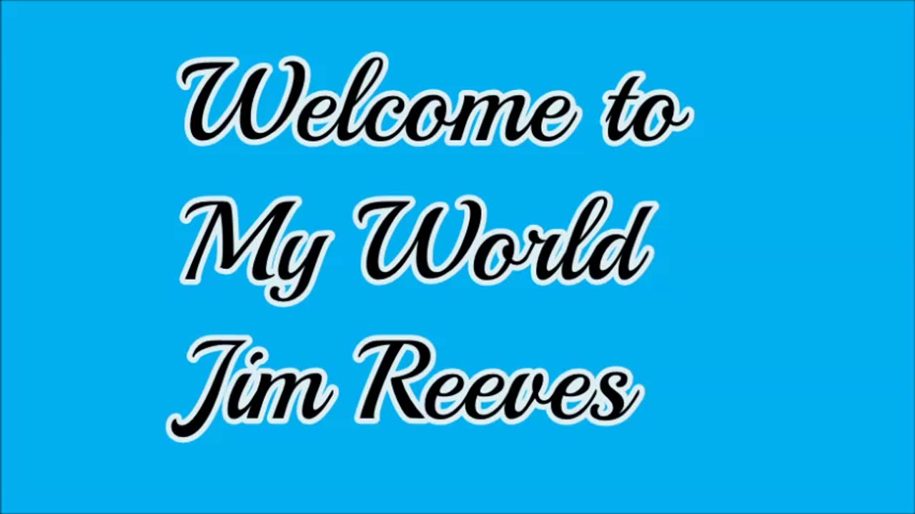 Welcome to My World Jim Reeves cover Matt Farage