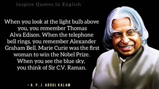 APJ Abdul Kalam Quotes In English | A Wealth Of Information Now