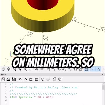 OpenScad: is Unitless #3dprinting