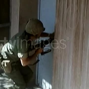Archive Footage of Israeli Defense Force Clearing Houses