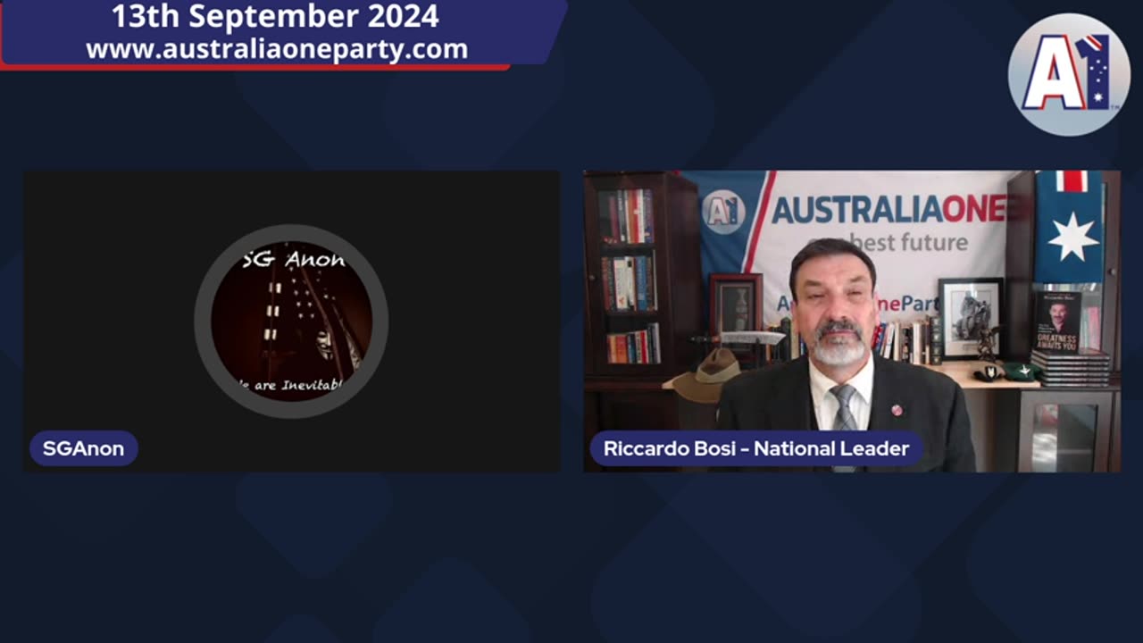 SG Sits Down w- Lt. Col (RET) Riccardo Bosi from 'AustraliaOne Podcast' to Talk