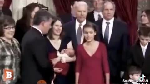 Sniffing Joe Biden