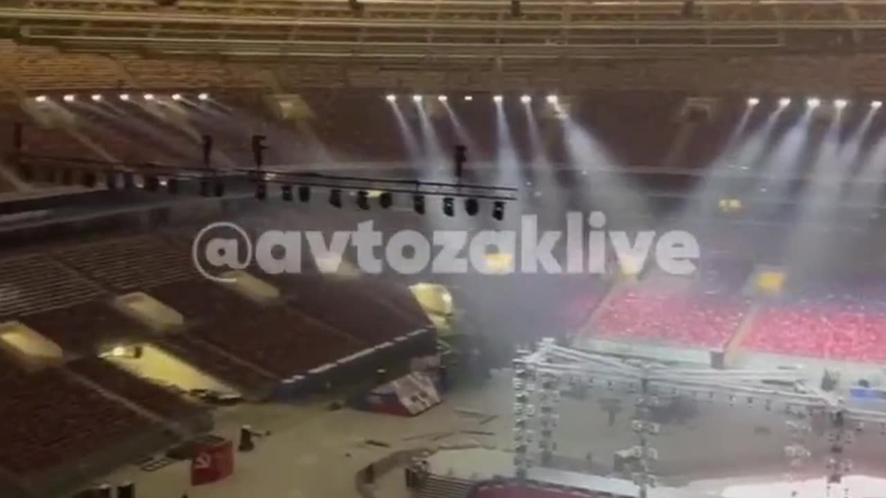 Preparations for the Feb 22nd concert & Putin's rally at the Luzhniki Stadium in Moscow is ongoing.