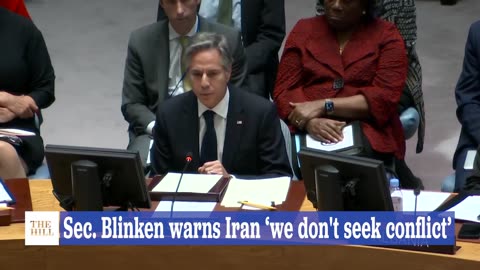 'Don't Throw FUEL On the FIRE' Blinken Sends A Deterrent Message To Iran In UN Speech | Full Remarks