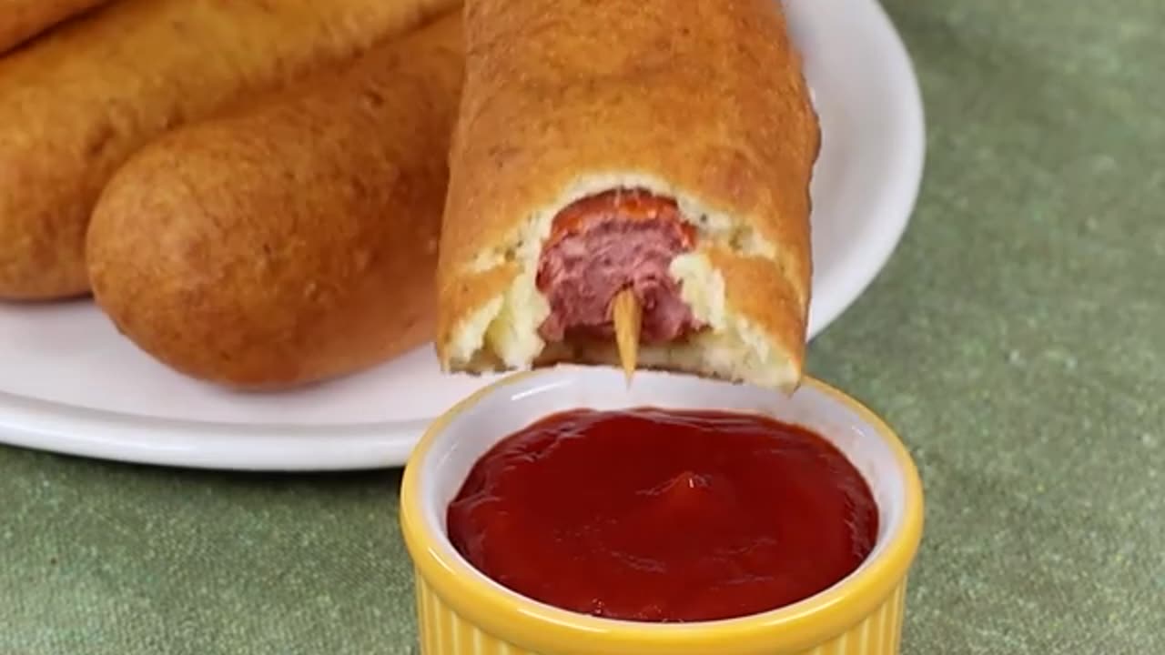 Fried HotDog 🌭 like you've never seen before//